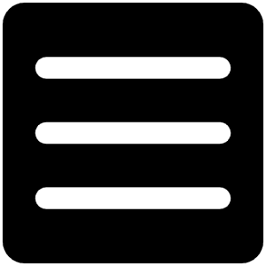 List Fill Icon from Phosphor Fill Set