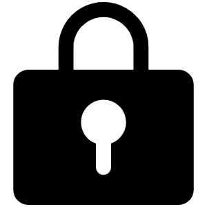 Lock Key Fill Icon from Phosphor Fill Set