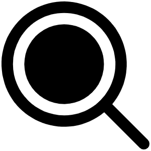 Magnifying Glass Fill Icon from Phosphor Fill Set