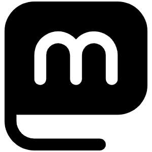 Mastodon Logo Fill Icon from Phosphor Fill Set