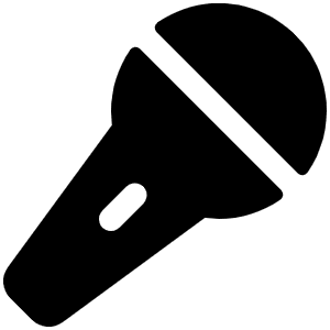 Microphone Stage Fill Icon from Phosphor Fill Set