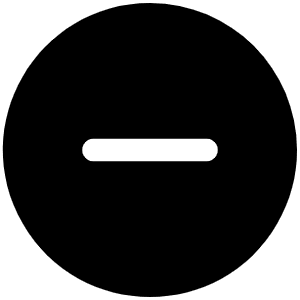 Minus Circle Fill Icon from Phosphor Fill Set
