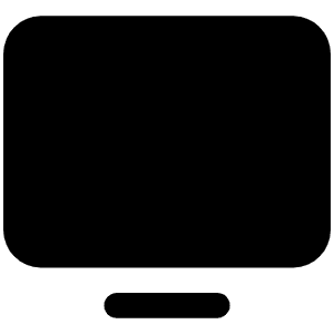 Monitor Fill Icon from Phosphor Fill Set