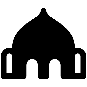 Mosque Fill Icon from Phosphor Fill Set