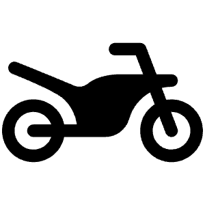 Motorcycle Fill Icon from Phosphor Fill Set