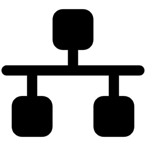 Network Fill Icon from Phosphor Fill Set
