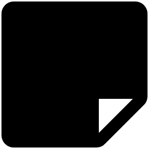 Note Blank Fill Icon from Phosphor Fill Set