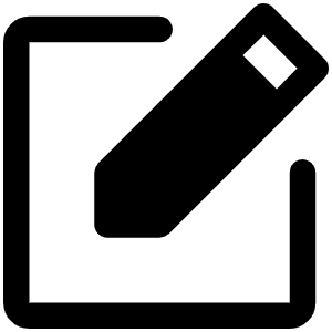 Note Pencil Fill Icon from Phosphor Fill Set