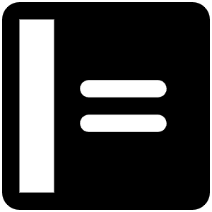 Notebook Fill Icon from Phosphor Fill Set