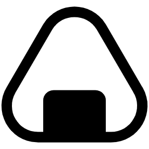 Onigiri Fill Icon from Phosphor Fill Set