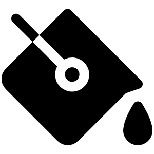 Paint Bucket Fill Icon from Phosphor Fill Set