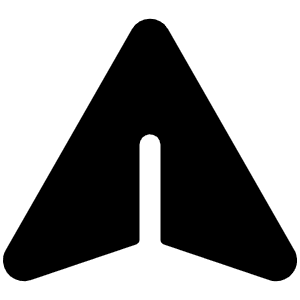 Paper Plane Fill Icon from Phosphor Fill Set