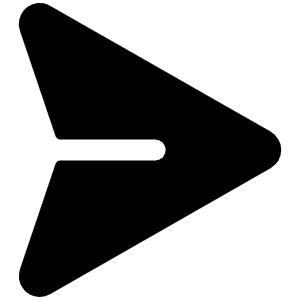 Paper Plane Right Fill Icon from Phosphor Fill Set