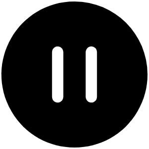 Pause Circle Fill Icon from Phosphor Fill Set