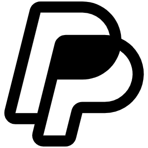 Paypal Logo Fill Icon from Phosphor Fill Set