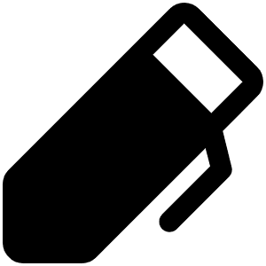 Pen Fill Icon from Phosphor Fill Set