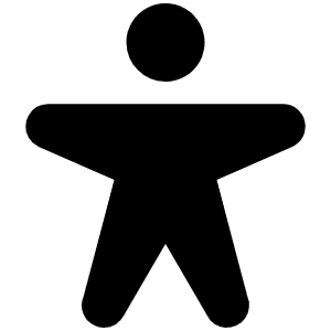 Person Arms Spread Fill Icon from Phosphor Fill Set