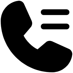Phone List Fill Icon from Phosphor Fill Set