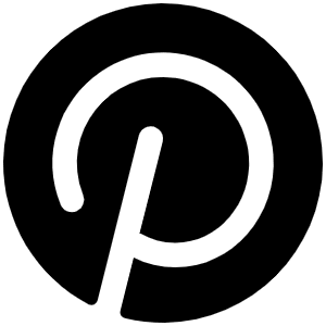 Pinterest Logo Fill Icon from Phosphor Fill Set