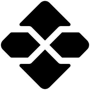 Pix Logo Fill Icon from Phosphor Fill Set