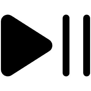 Play Pause Fill Icon from Phosphor Fill Set