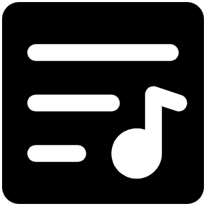 Playlist Fill Icon from Phosphor Fill Set