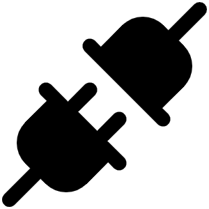 Plugs Fill Icon from Phosphor Fill Set