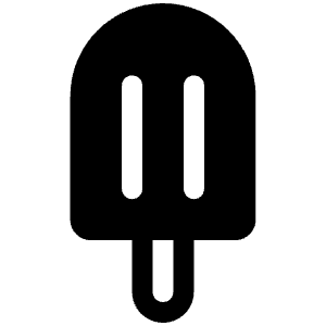 Popsicle Fill Icon from Phosphor Fill Set