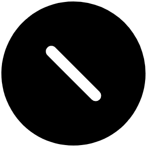 Prohibit Inset Fill Icon from Phosphor Fill Set