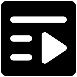 Queue Fill Icon from Phosphor Fill Set