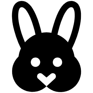 Rabbit Fill Icon from Phosphor Fill Set