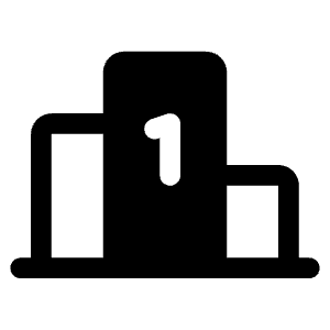 Ranking Fill Icon from Phosphor Fill Set