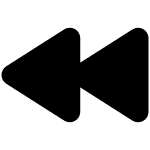 Rewind Fill Icon from Phosphor Fill Set