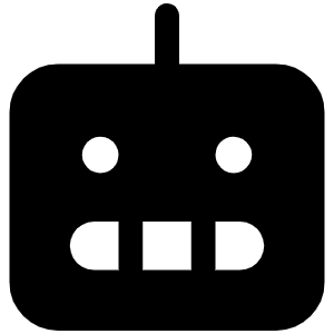 Robot Fill Icon from Phosphor Fill Set