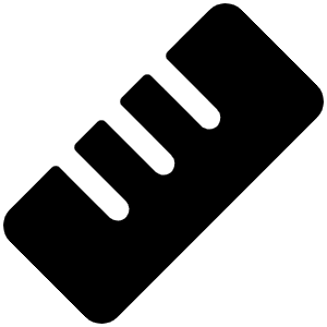 Ruler Fill Icon from Phosphor Fill Set