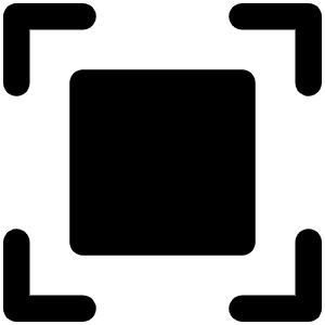 Scan Fill Icon from Phosphor Fill Set