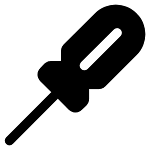Screwdriver Fill Icon from Phosphor Fill Set