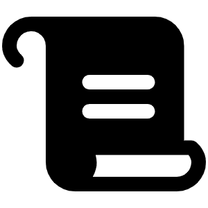 Scroll Fill Icon from Phosphor Fill Set