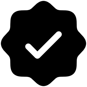 Seal Check Fill Icon from Phosphor Fill Set