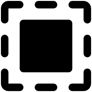 Selection All Fill Icon from Phosphor Fill Set