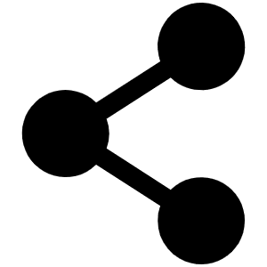 Share Network Fill Icon from Phosphor Fill Set