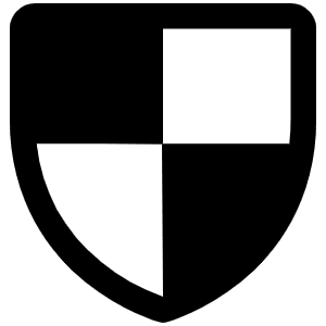 Shield Checkered Fill Icon from Phosphor Fill Set