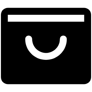 Shopping Bag Open Fill Icon from Phosphor Fill Set