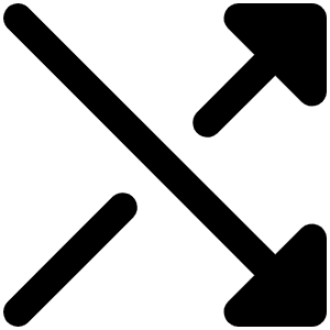Shuffle Simple Fill Icon from Phosphor Fill Set