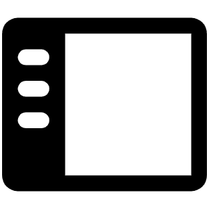 Sidebar Fill Icon from Phosphor Fill Set