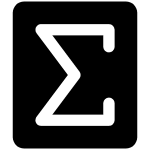Sigma Fill Icon from Phosphor Fill Set