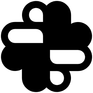 Slack Logo Fill Icon from Phosphor Fill Set