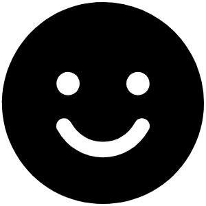 Smiley Fill Icon from Phosphor Fill Set