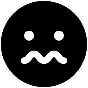 Smiley Nervous Fill Icon from Phosphor Fill Set