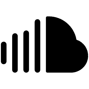 Soundcloud Logo Fill Icon from Phosphor Fill Set